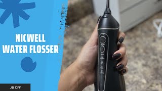 Nicwell Water Dental Flosser Review  Nicwell Dental Oral Irrigator Portable and Rechargeable [upl. by Volnay]