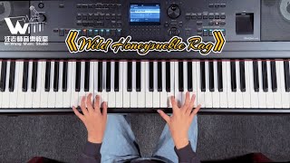 《Wild Honeysuckle Rag》🎹🎶爵士入門Jzaa piano少兒鋼琴一鏡到底 電子Keyboard [upl. by Veronique]