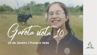 GAROTA NOTA 10  PROVAI E VEDE 2020 25 de Janeiro [upl. by Erdua483]