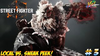 Street Fighter 6 Akuma Local Vs Early Sneak Peak Part 3  YoVideogames [upl. by Leaffar]