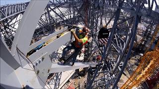 Ironworkers building Georgia gopro [upl. by Kassab]