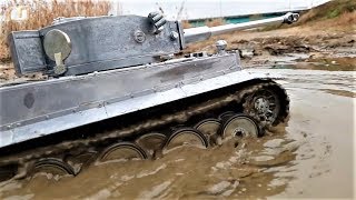 RC TANK Mato Full Metal German Tiger 1 OffRoad Mud [upl. by Moya]