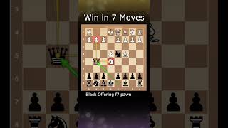 Blackburne Schilling Gambit  Win in 7 Moves [upl. by Sherfield]