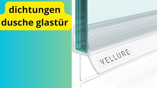 Vellure® Duschdichtung im Test Die ultimative Lösung für eine wasserdichte Duschtür [upl. by Corel]