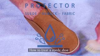 How To Use  Protect and waterproof with Renapur Suede and Fabric Protector 250ml [upl. by Aehsan]