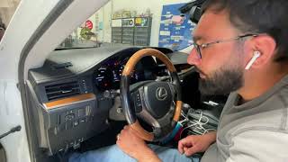 Lexus ES300h Reset Maintanance Light [upl. by Nannerb299]