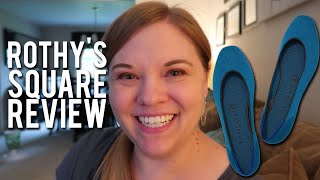 ROTHYS SQUARE TOE SHOES  Review amp Comparison to Points [upl. by Yenroc679]