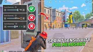 Only Legend Sprint Sensitivity for Headshot 🎯🔥 [upl. by Anees]