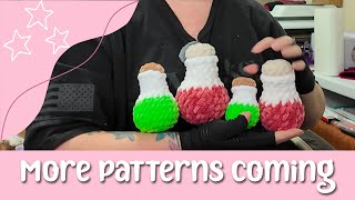 Making New Crochet Patterns ⭐ A Chaotic Week in My Life with a Sick Dog ⭐ Studio Vlog ⭐ New Patreon [upl. by Selie]