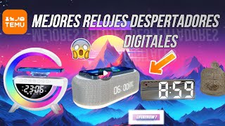 😱🌟¡TOP 3 MEJORES RELOJES DESPERTADORES DIGITALES calidad precio DE TEMU🚀✅ [upl. by Yesiad821]