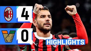 Milan  Venezia  40  Gli Highlights  Lega Serie A 202425  milan venezia [upl. by Abbotsen]