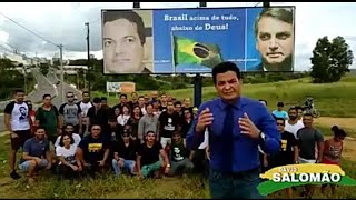 BAIANOS LEVANTAM OUTDOOR EM APOIO AO JAIR BOLSONARO EM VITÓRIA DA CONQUISTA [upl. by Wertheimer405]