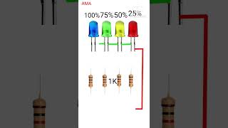 Battery indicator light connection 100 75 50 25 aman conection battery [upl. by Sulihpoeht932]