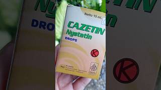 Obat jamuran cazetin nystatin nistatindrop [upl. by Derdlim686]