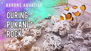 250 Gallon Saltwater Build  Part 1  Curing Dry Rock Pukani [upl. by Derzon15]