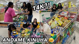 GROCERY 3MINUTES CHALLENGE ANDAMENG KINUHA 😩  Grae and Chloe [upl. by Cima808]