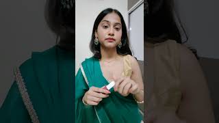 How to get ready for family parties  festivals  saree makeup [upl. by Keyser433]