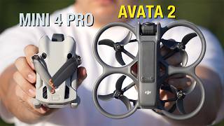 Avata 2 vs Mini 4 Pro  Which Drone Is Right For YOU [upl. by Carthy]