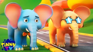 Ek Mota Hathi Cartoon Rhyme एक मोटा हाथी Bhalu Mama  More Hindi Rhymes For Kids [upl. by Leamaj558]