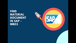 How to find Material document in SAP [upl. by Fleda]