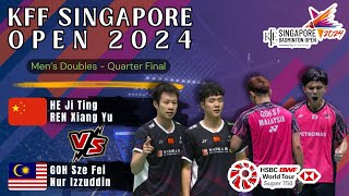 He Ji TingRen Xiang Yu vs Goh Sze FeiNur Izzuddin  QF  Singapore Open 2024 [upl. by Trenton]