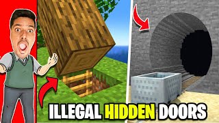 The Most Illegal Hidden Minecraft Doors [upl. by Eiramenna13]