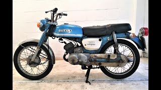 1976 Suzuki B120 Student Walkaround [upl. by Zellner]