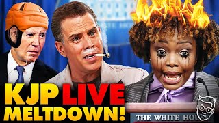 Cringe Jean Pierre Throws Psychotic Meltdown As White House Press ATTACK Her Over Hunter Pardon LIES [upl. by Eidarb714]