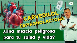 INTERACCIONES MEDICAMENTOSAS CARVEDILOL y ESPIRONOLACTONA MEDICBIEN programa 37 [upl. by Boatwright]