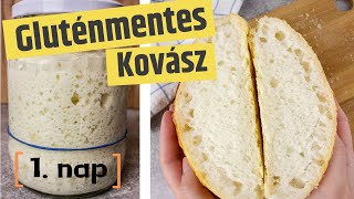 1 nap ▪️ Gluténmentes kovász készítésnevelés  MentesFinom [upl. by Asiralc39]