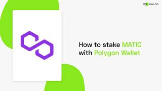 How to stake MATIC with Polygon Wallet [upl. by Aroz]