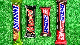 Relaxing videos Unpacking SNICKERS MARS ASMR [upl. by Eenej]