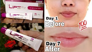 Lip lightening Cream l Lipzlite lip Cream Review amp 100 Results l Skin lightening Cream [upl. by Netsriik]