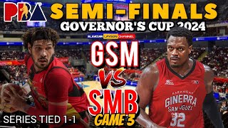 SAN MIGUEL vs GINEBRA  GAME 3 SEMIFINALS  PBA LIVE SCORES PLAY BY PLAY [upl. by Bonn]