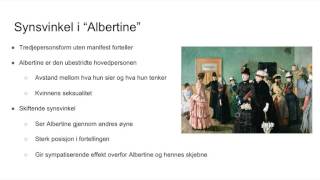 quotEt dukkehjemquot og Albertine [upl. by Magulac553]