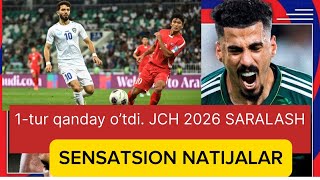 JCH 2026 saralash oyinlari 1  tur natijalari [upl. by Lela315]