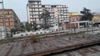 Il treno intercity per Palermo Centrale e lento alla stazione di Battipaglia [upl. by Valli392]