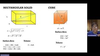 SOLID GEOMETRY PARALLELEPIPED AND CYLINDER [upl. by Mallis293]