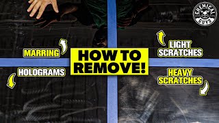 Ultimate Guide To Scratch Removal on Car Paint  Correct Marring Holograms Light amp Heavy Scratches [upl. by Eiroj903]