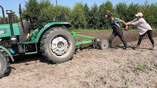 Перша пробна оранка ДТЗ5404 Квашені помідори полюбить той хто не любить [upl. by Simetra919]