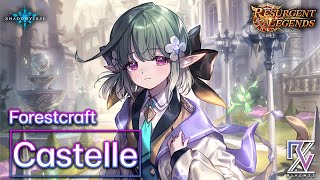 Shadowverse Castelle Forestcraft  Resurgent Legends Rotation [upl. by Angele327]