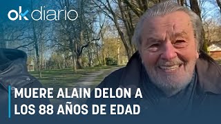 Muere Alain Delon leyenda del cine francés a los 88 años [upl. by Isadore]