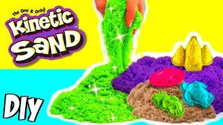 DIY KINETIC SAND I MAGNETISCHER SLIME selber machen I AntiStress Fidget Toy deutsch I PatDIY [upl. by Imoian]