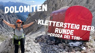 Klettersteig 12er Runde  Croda Dei Toni  Sextener Dolomiten [upl. by Malachy]