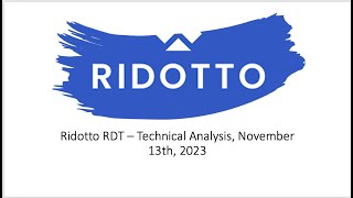 Ridotto RDT  Technical Analysis November 13th 2023 [upl. by Eimrej501]