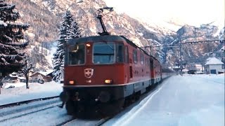 Skiferien Jan 2017 Der quotIntersocquot  letzter Nachtzug Belgiens WinterurlaubsZug Brüssel  Sierre [upl. by Yirinec]