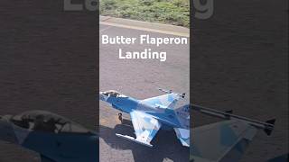 Flaperons landing Fw F16 90mm 8s rchobby youtubeshorts rcpilotfighterjet smokeymountainrc [upl. by Lorolla]