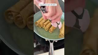 Cómo hacer tacos dorados [upl. by Rubio]