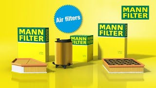 How do air filters work A product animation by MANNFILTER [upl. by Delila]