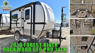 New 2019 ROCKWOOD GEO PRO 14FK Lightweight Travel Trailer Off Road Package Colorado Sales Dealer [upl. by Warchaw]